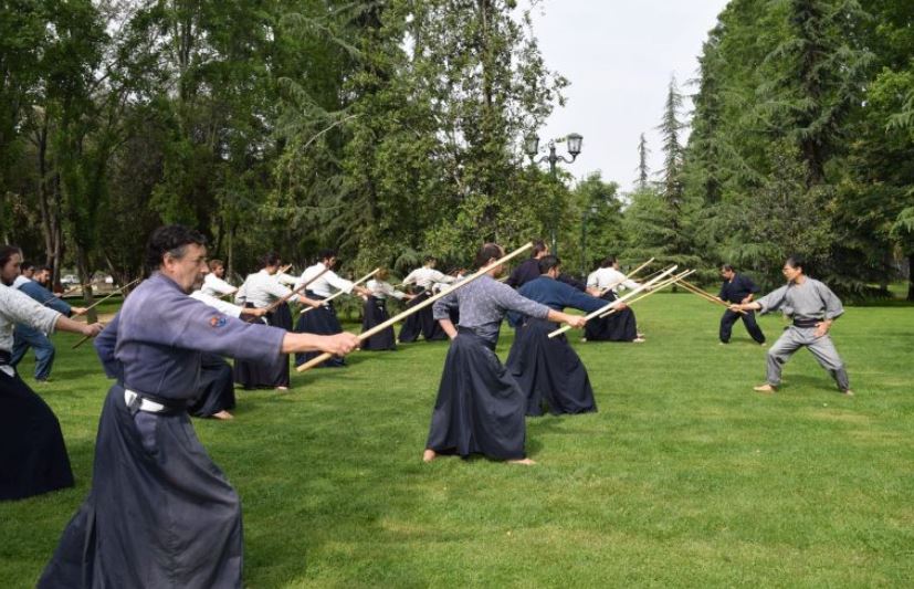 Kenjutsu arte marcial japones con espadas